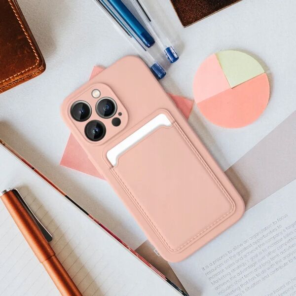 OEM Futerał CARD CASE do IPHONE 11 różowy 13087772 5903396153693