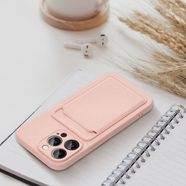 OEM Futerał CARD CASE do IPHONE 12 / 12 Pro różowy 13087797 5903396153709