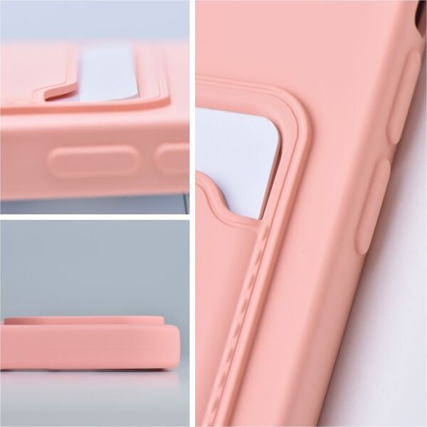OEM Futerał CARD CASE do IPHONE 12 / 12 Pro różowy 13087797 5903396153709