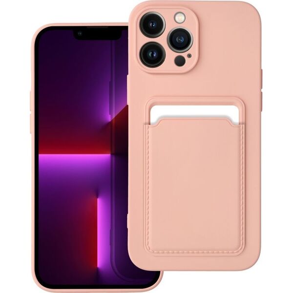 OEM Futerał CARD CASE do IPHONE 13 Pro Max różowy 13087799 5903396153730