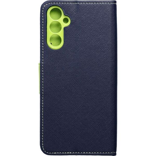 OEM Kabura Fancy Book do SAMSUNG A14 4G / A14 5G granatowy / limonkowy 13088316 5903396194313