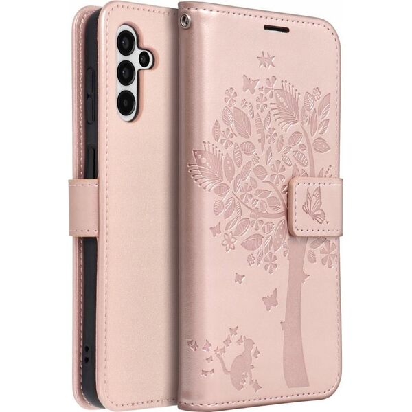 OEM Kabura MEZZO Book do SAMSUNG A54 5G drzewo złoty róż 13088809 5903396197543