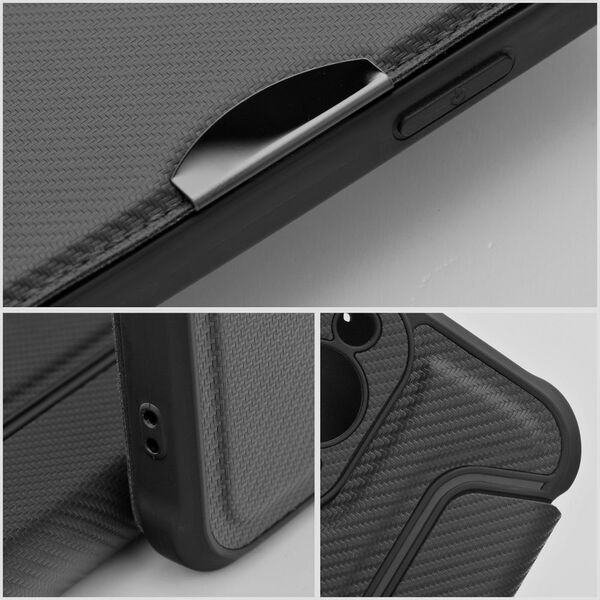 OEM Kabura RAZOR Book do IPHONE 12 czarny 13088855 5903396157448