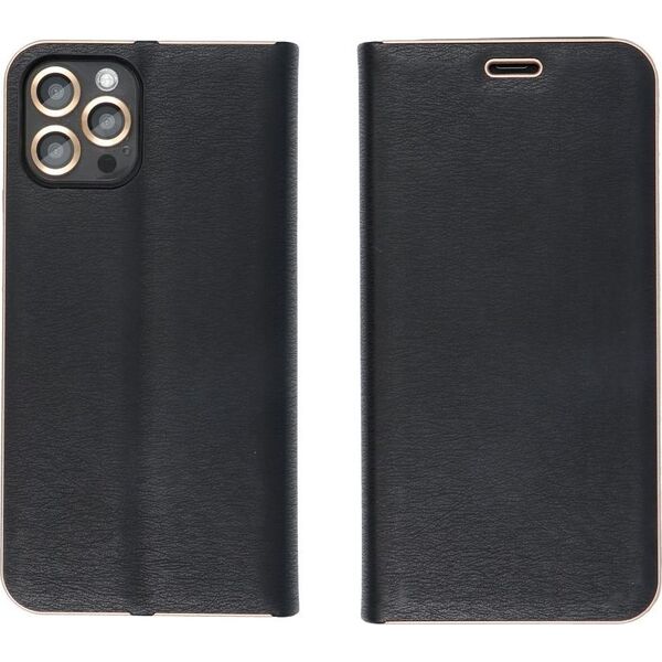 OEM Kabura LUNA Book Gold do IPHONE 15 Pro czarny 13089173 5903396216961