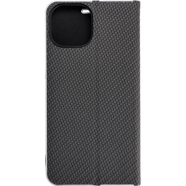 OEM Kabura LUNA Book Carbon do IPHONE 15 czarny 13089189 5903396216374