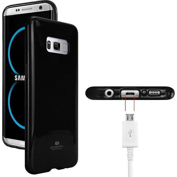 Mercury MERCURY JELLY CASE IPHONE 15 (6.1), BLACK / CZARNY 13089256 8809887904959