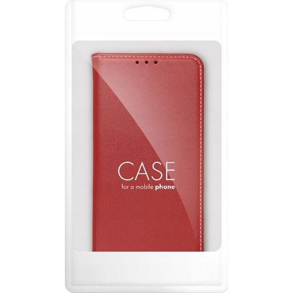 OEM Kabura skórzana SMART PRO do XIAOMI Redmi 12C bordowy 13089304 5903396206986