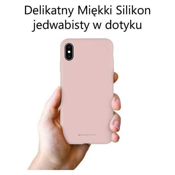 Mercury MERCURY SILICONE CASE IPHONE 15 PLUS (6.7), PINK SAND / PUDROWY RÓŻ 13089727 8809887904737