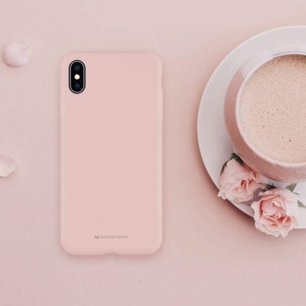 Mercury MERCURY SILICONE CASE IPHONE 15 PLUS (6.7), PINK SAND / PUDROWY RÓŻ 13089727 8809887904737