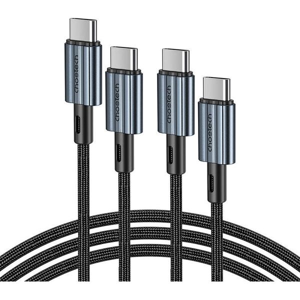 Kabel USB Choetech USB-C - USB-C 1.2 m Czarny (XCC-1014) 13095338 6932112104977