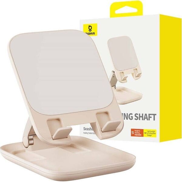 Stojak Baseus Składany stojak na tablet Baseus Seashell (różowy) 13097252 6932172634636