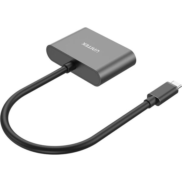Stacja/replikator Unitek USB-C na HDMI 4K i VGA FullHD (V1168A) 13115015 4894160049339