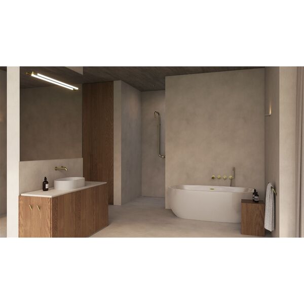 Bateria umywalkowa Deante Silia podtynkowa złoty szczotkowany (BQS R54L) 13115508 5907650826934