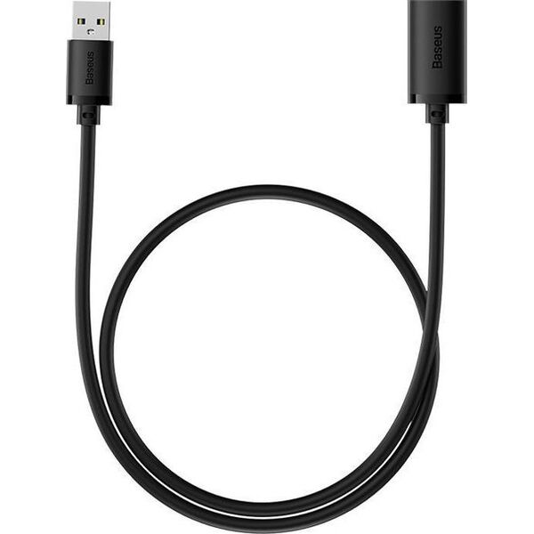 Kabel USB Baseus USB-A - USB-A 0.5 m Czarny (B00631100111-00) 13117347 6932172629656