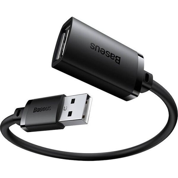 Kabel USB Baseus USB-A - USB-A 1.5 m Czarny (B00631101111-00) 13117348 6932172629878