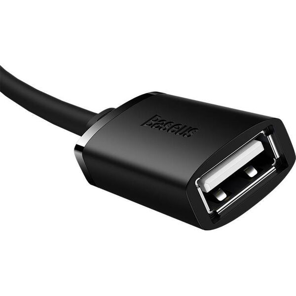 Kabel USB Baseus USB-A - USB-A 1.5 m Czarny (B00631101111-00) 13117348 6932172629878