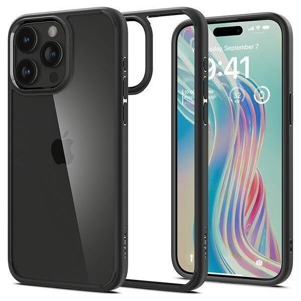 Spigen Spigen Ultra Hybrid iPhone 15 Pro Max 6,7" czarny/matte black ACS06570 13119101 8809896749190