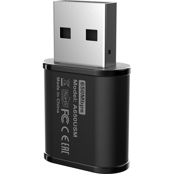 Karta sieciowa TotoLink Adapter A650USM WiFi USB AC650 Dual Band MU-MIMO 13119418 6952887402207