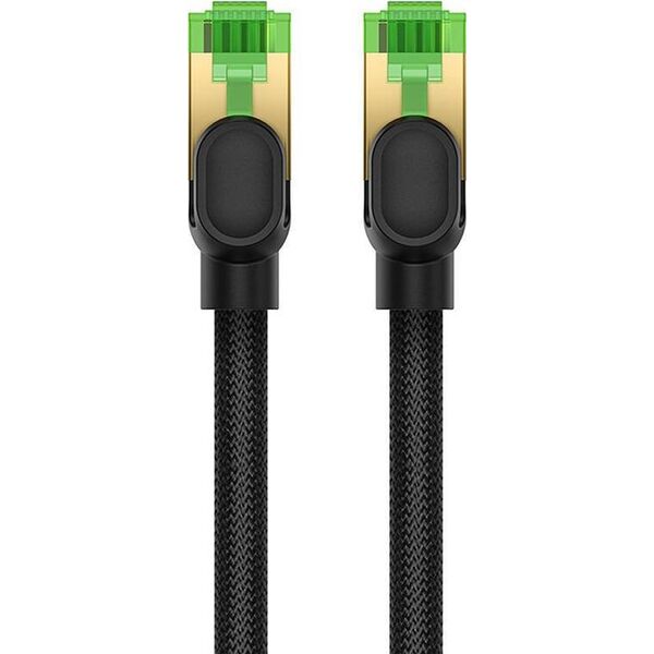 Baseus Kabel sieciowy w oplocie kat. 8 Baseus Ethernet RJ45, 40Gbps, 8m (czarny) 13123417 6932172646820