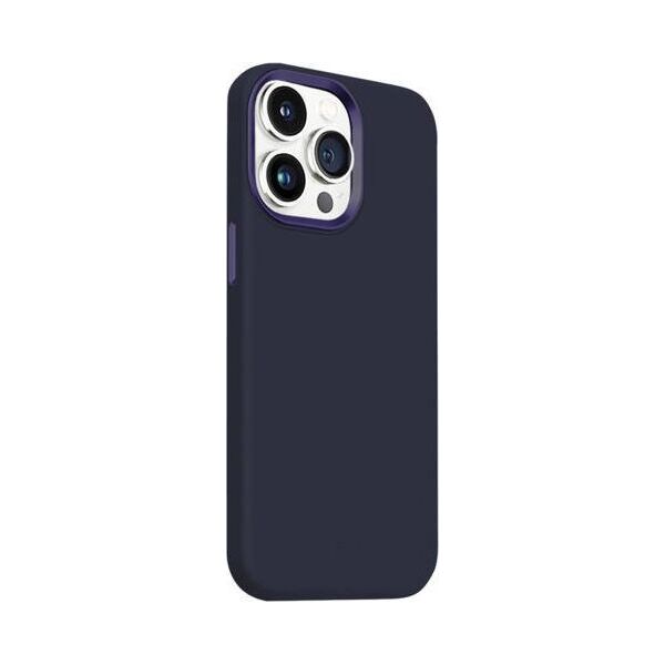 Crong Etui Color Cover LUX Magnetic iPhone 15 Pro MagSafe Granatowe 13134469 5904310703178