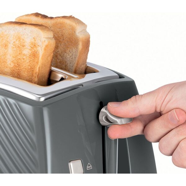 Toster Russell Hobbs Groove 26392-56 szary 13136223 5038061143348