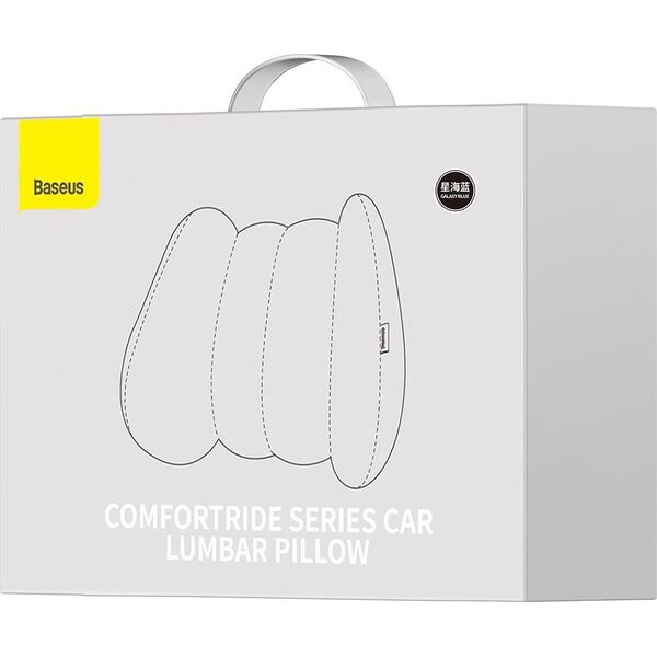 Baseus Jedwabna lędźwiowa poduszka samochodowa Baseus ComfortRide Series (niebieski) 13136637 6932172643614