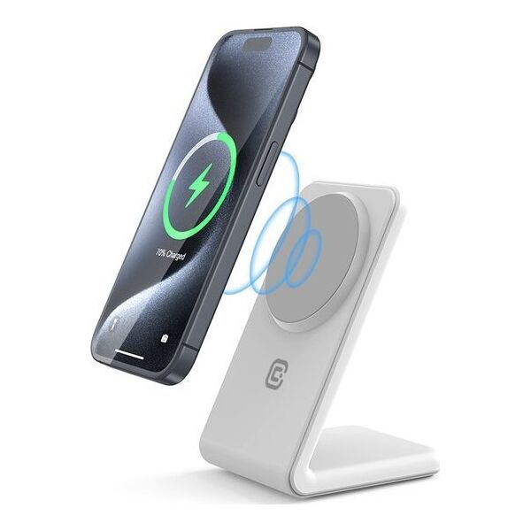 Ładowarka Crong Ładowarka bezprzewodowa 2w1 z MagSafe do iPhone i AirPods 13146670 5904310703536