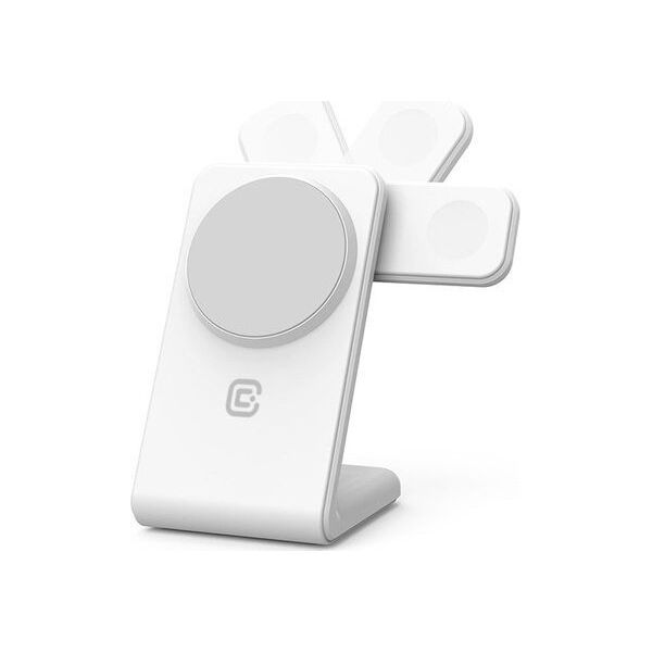 Ładowarka Crong Ładowarka bezprzewodowa 3w1 z MagSafe do iPhone, Apple Watch i AirPods 13146671 5904310703512