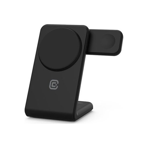 Ładowarka Crong Ładowarka bezprzewodowa 3w1 z MagSafe do iPhone, Apple Watch i AirPods 13146672 5904310703529