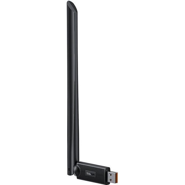 Karta sieciowa Baseus Adapter WiFi Baseus FastJoy 650Mbps (czarny) 13156168 6932172651039