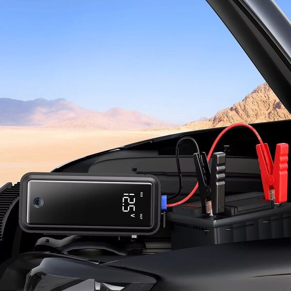 Powerbank Baseus Powerbank / Rozrusznik Baseus Super Energy Mega Car Jump Starter, 3000A (szary) 13156173 6932172648848