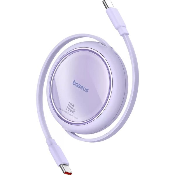 HUB USB Baseus Kabel USB-C do USB-C Baseus Free2Draw, PD, 100W, 1m (fioletowy) 13168150 6932172647544