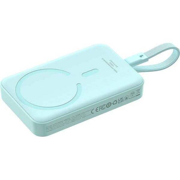Powerbank Baseus Powerbank magnetyczny Baseus Magnetic Mini 10000mAh 30W MagSafe (niebieski) 13168158 6932172642792