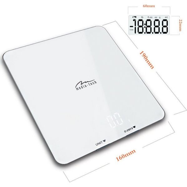 Waga kuchenna Media-Tech Smart Diet Scale (MT5544) 13168654 5906453155449