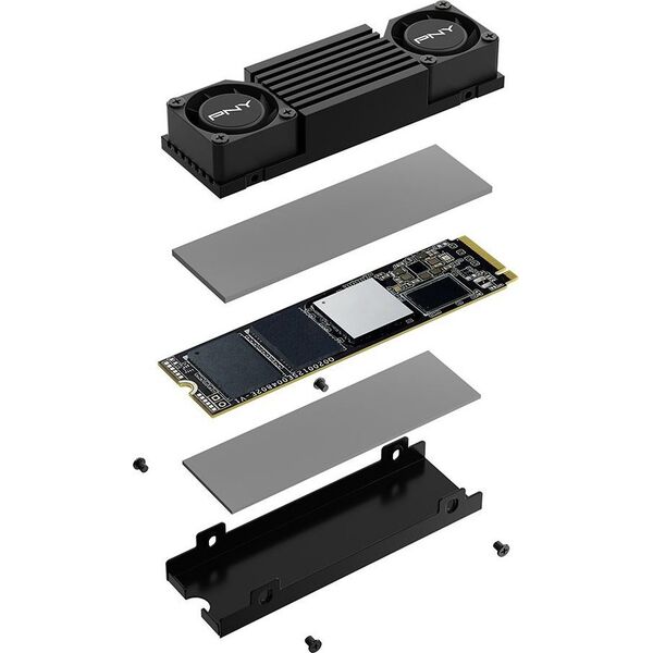 Dysk SSD PNY CS3150 1TB M.2 2280 PCI-E x4 Gen5 NVMe 2.0 (M280CS3150HS-1TB-RB) 13169206 4718006455514