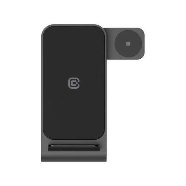 Ładowarka Crong Ładowarka bezprzewodowa 3w1 do iPhone, Samsung & Android, Galaxy Watch i słuchawek TWS 13169330 5904310703550