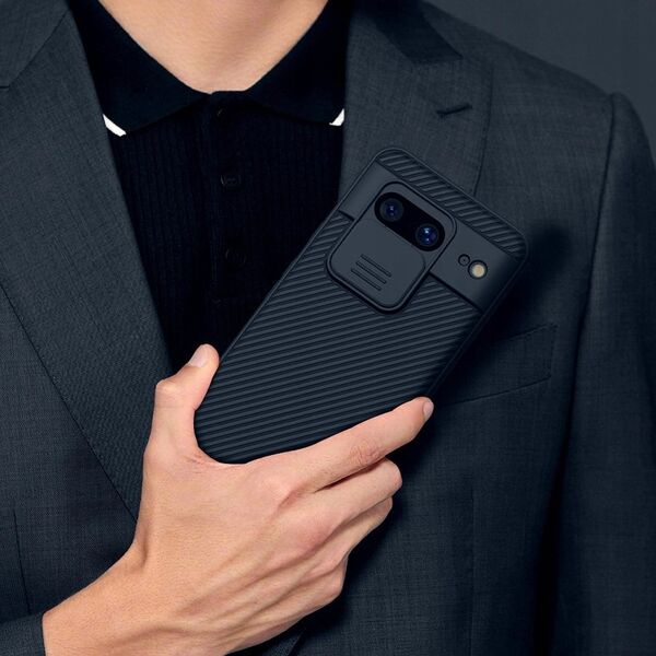 Nillkin Etui Nillkin CamShield Pro Case do Google Pixel 8 (czarne) 13170074 6902048264854