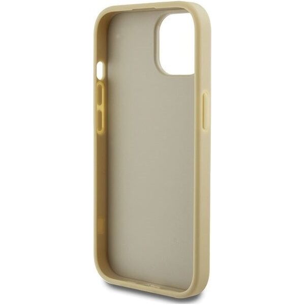 Guess Guess GUHCP15SHG4SGD iPhone 15 6.1" złoty/gold hardcase Glitter Script Big 4G 13171178 3666339147785
