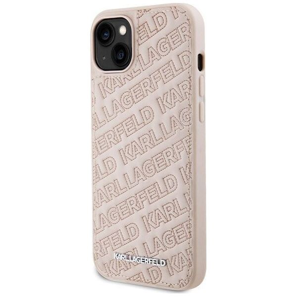Karl Lagerfeld Karl Lagerfeld KLHCP15SPQKPMP iPhone 15 6.1" różowy/pink hardcase Quilted K Pattern 13177485 3666339165154