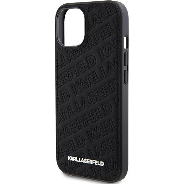 Karl Lagerfeld Karl Lagerfeld KLHCP15SPQKPMK iPhone 15 6.1" czarny/black hardcase Quilted K Pattern 13177491 3666339165031