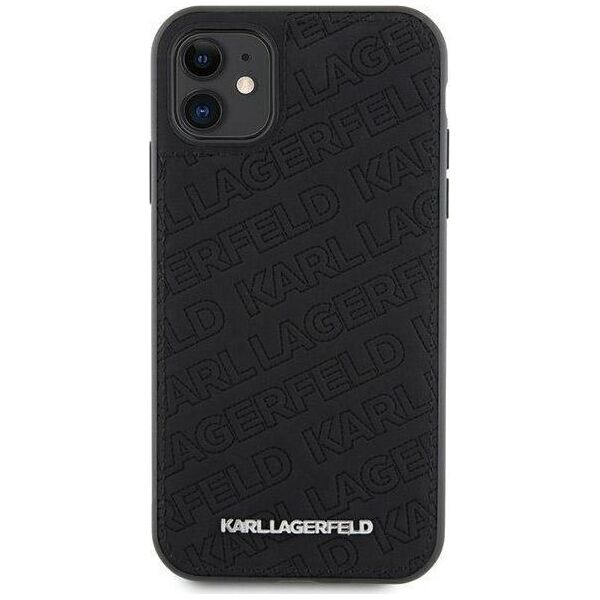 Karl Lagerfeld Karl Lagerfeld KLHCN61PQKPMK iPhone 11 / Xr 6.1" czarny/black hardcase Quilted K Pattern 13177508 3666339164959