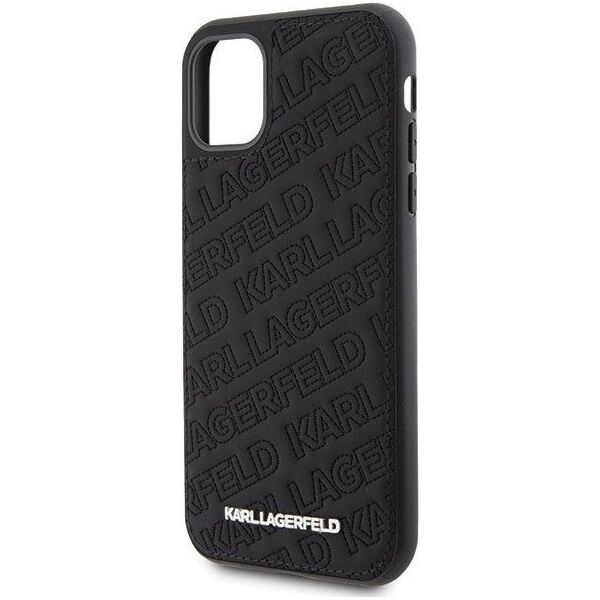 Karl Lagerfeld Karl Lagerfeld KLHCN61PQKPMK iPhone 11 / Xr 6.1" czarny/black hardcase Quilted K Pattern 13177508 3666339164959