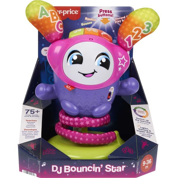 Fisher Price Poziomy Nauki Taneczna gwiazda DJ HRD21 13182807 194735173556