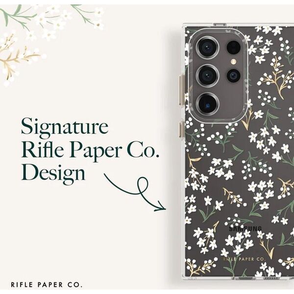 Rifle Paper Rifle Paper Clear - Etui Samsung Galaxy S24 Ultra (Petite Fleurs) 13196794 840171736809