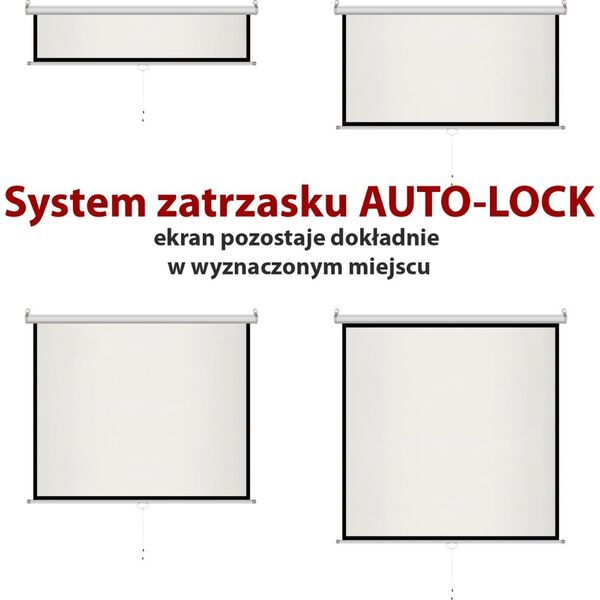 Ekran do projektora Art ART HAND SCREEN 84inch 213x213cm MA-84 1:1 13205829 5906721171447