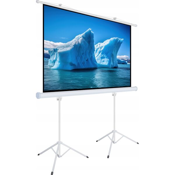Ekran do projektora Art ART MANUAL SCREEN ON A TRIPOD 140inch 254x254cm TA-140 1:1 double tripod 13205836 5906721171645