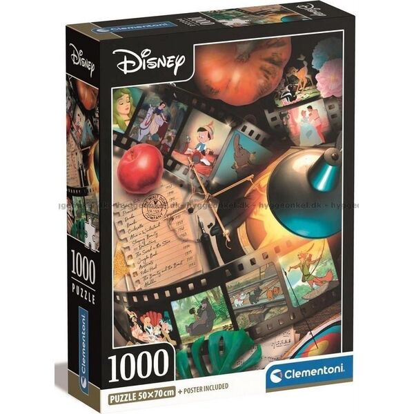 Clementoni Puzzle 1000 elementów Compact Classic Movies 13213419 8005125398102