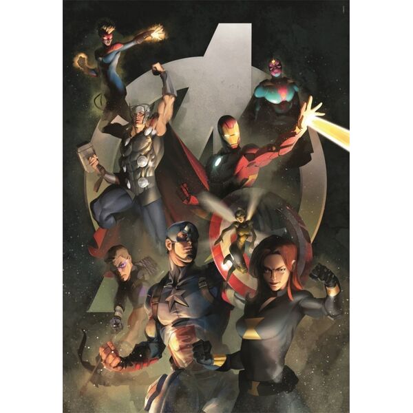 Clementoni Puzzle 1000 elementów Compact Marvel The Avengers 13213425 8005125398096