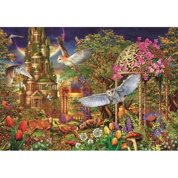 Clementoni Puzzle 1500 elementów Woodland Fantasy Garden 13213444 8005125317073