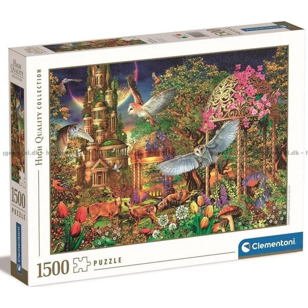 Clementoni Puzzle 1500 elementów Woodland Fantasy Garden 13213444 8005125317073